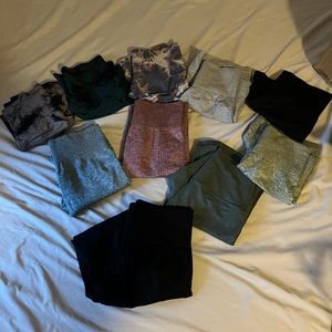 Seamless Leggings And Shorts